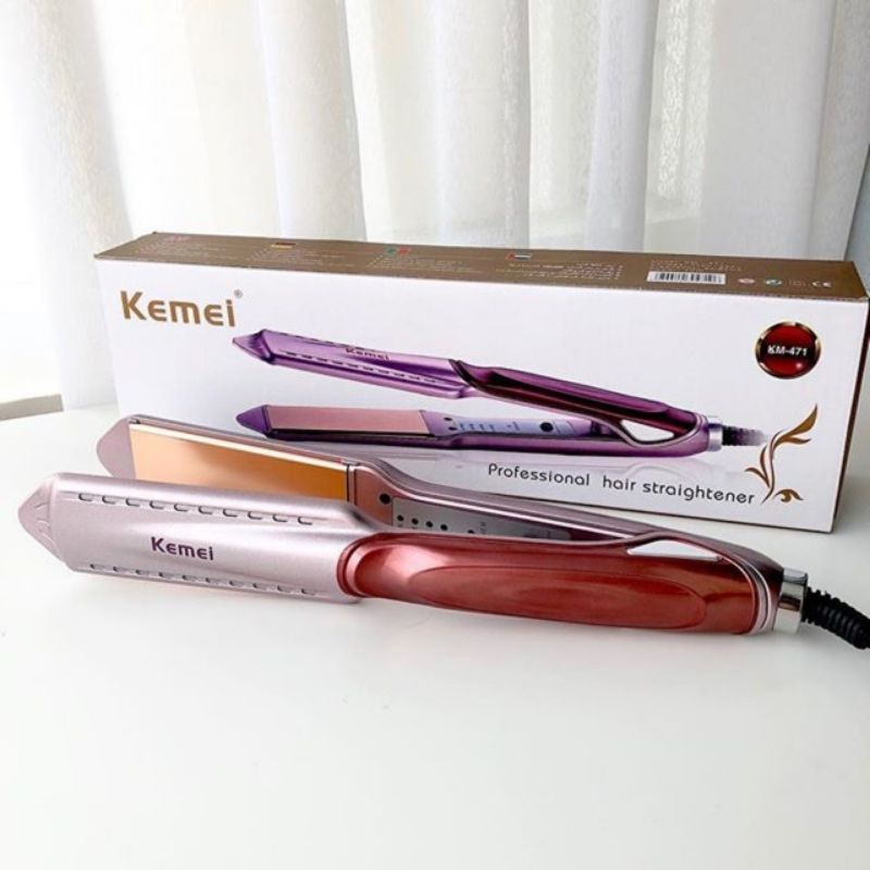 Catokan Kemei KM-471 Hair Straightener / Alat Catok Rambut Kemei KM 471 / Alat Pelurus Rambut / Catokan Rambut Kemei KM 471 / Alat Catok Pelurus Rambut / Catokan Salon Murah / Alat Meluruskan Rambut / Catokkan Murah / Alat Catok Murah / Catokan Murah