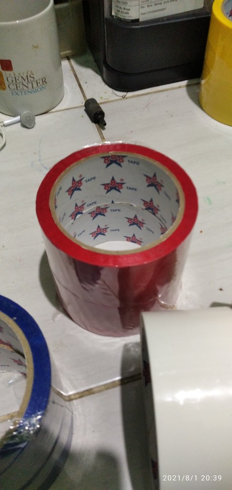 Lakban Warna Warni 48 Mm X 72 Yard / Off Tape