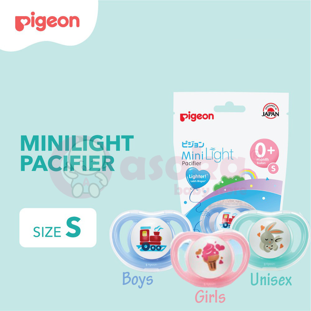 Pigeon Empeng Bayi Minilight Pacifier Size S ASOKA