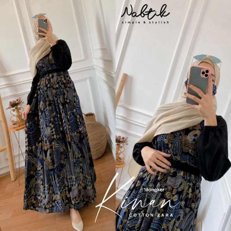 READY KINAN MAXY 'GAMIS NABTIK ORIGINAL' 'GAMIS MUSLIM' 'GAMIS RAYON PREMIUM'