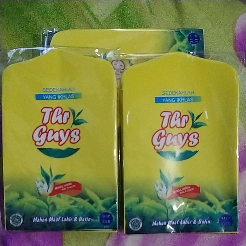 

amplop lebaran viral motif teh gelas