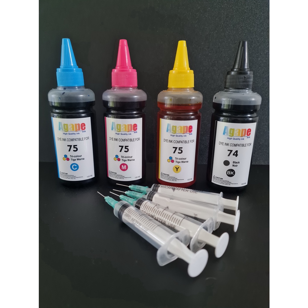 

TINTA HP 75-74 COMPATIBLE KHUSUS SUNTIK