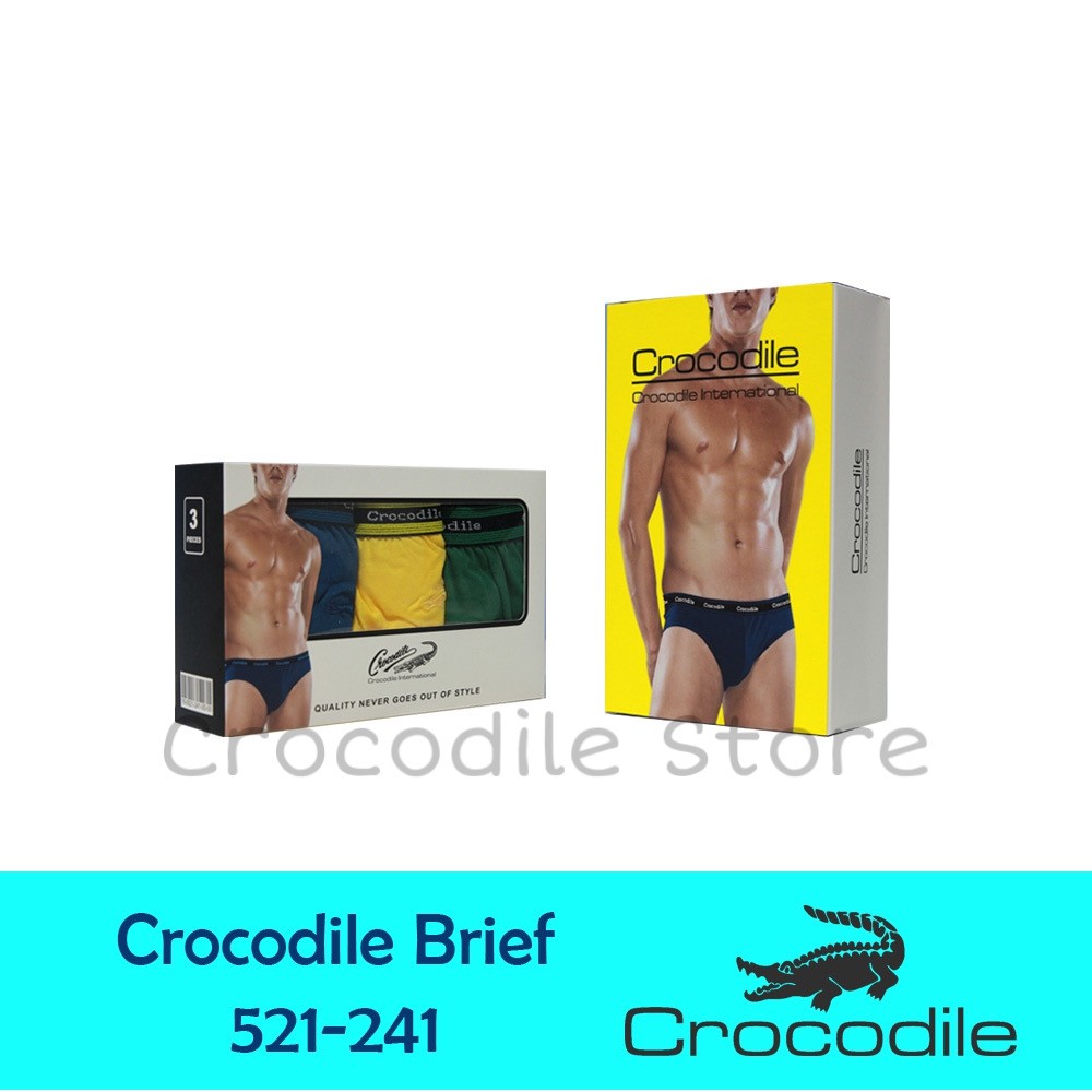 Celana Dalam Crocodile Artikel 521-241 (3 Pcs in Box)