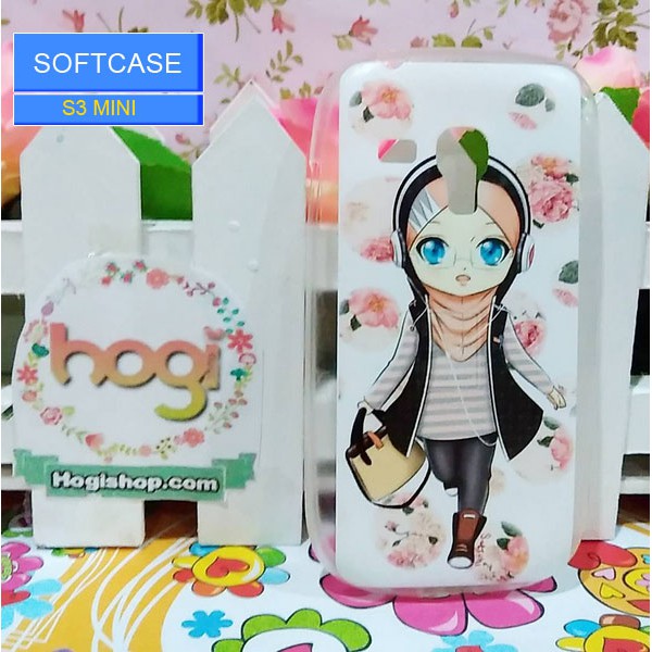 Samsung S3 Mini - Softcase Custom Case Hijab Chibi