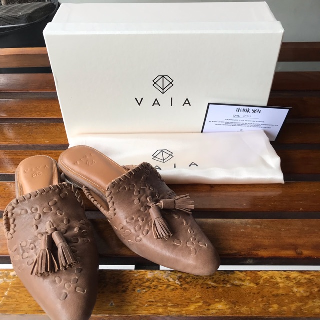 Preloved Vaia Callula Brown Mules 38
