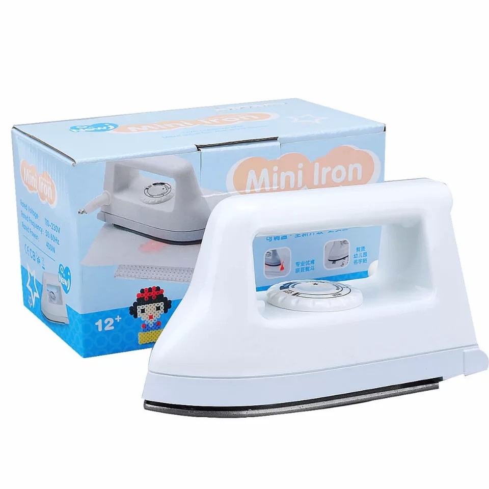 Setrika Listrik Mini Iron Putih Royal / Setrika Seterika Putih Murah Import