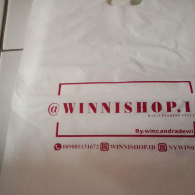 Plastik Sablon / Plastik Plong Hd Custom Toko Anda Gratis Desain Uk 35x50