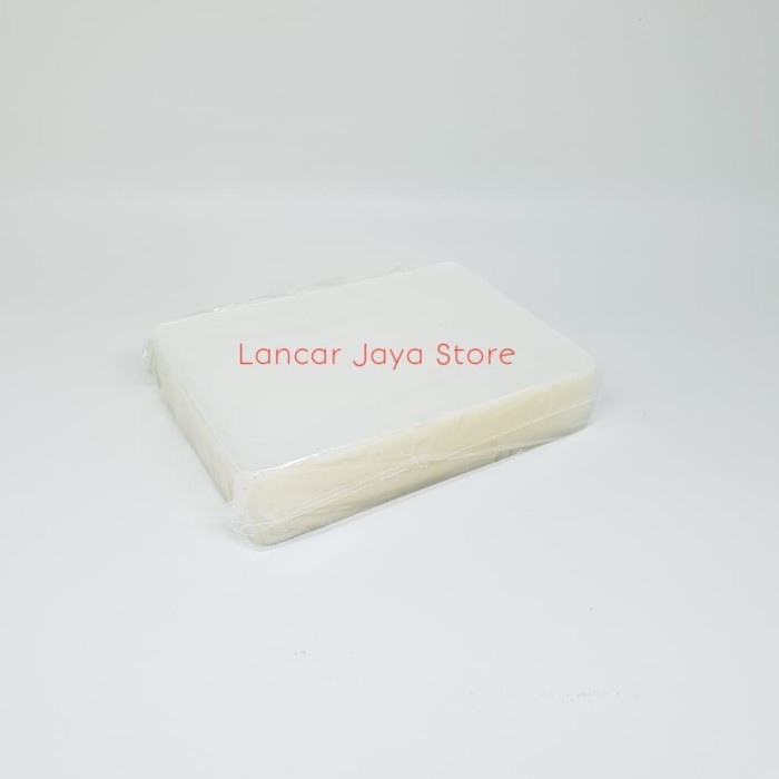 

kertas- plastik laminating ktp / laminating ktp hombo 100 - micron -kertas.