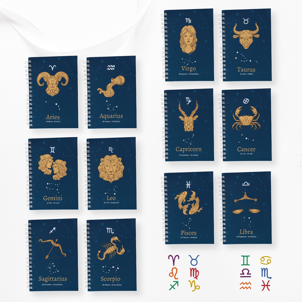 

Note Book Spiral Large (10 cm X 14 cm) Edisi Zodiak