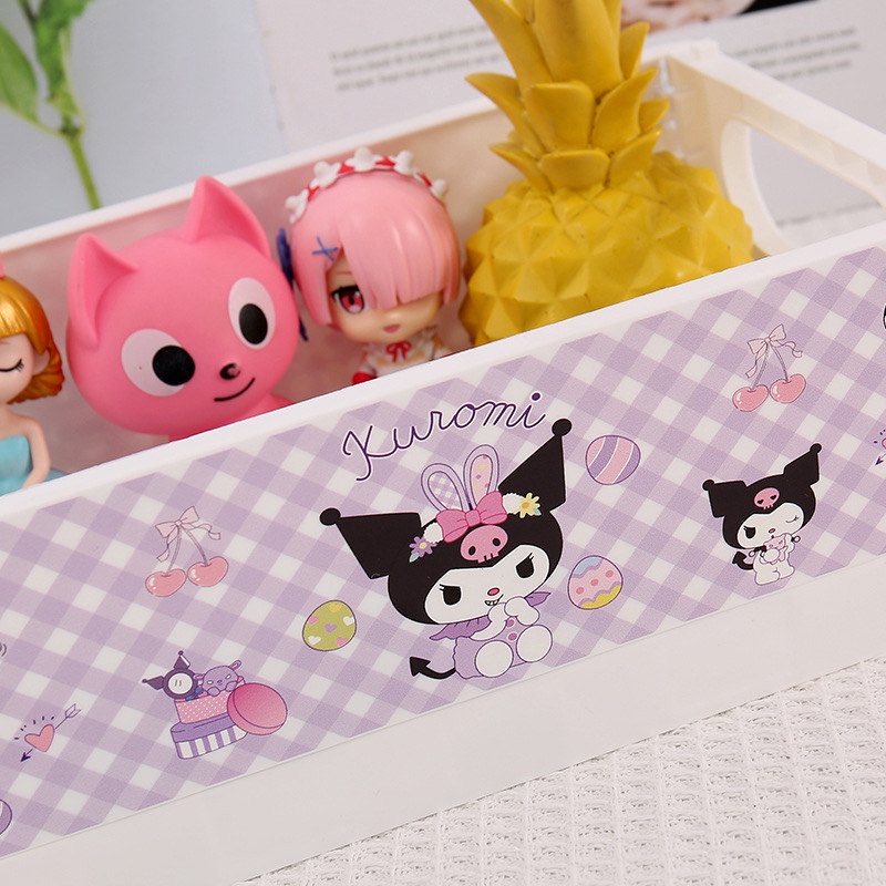 ST05 Kotak storage lipat serbaguna sanrio hello kitty melody kuromi snoopy doraemon multifungsi