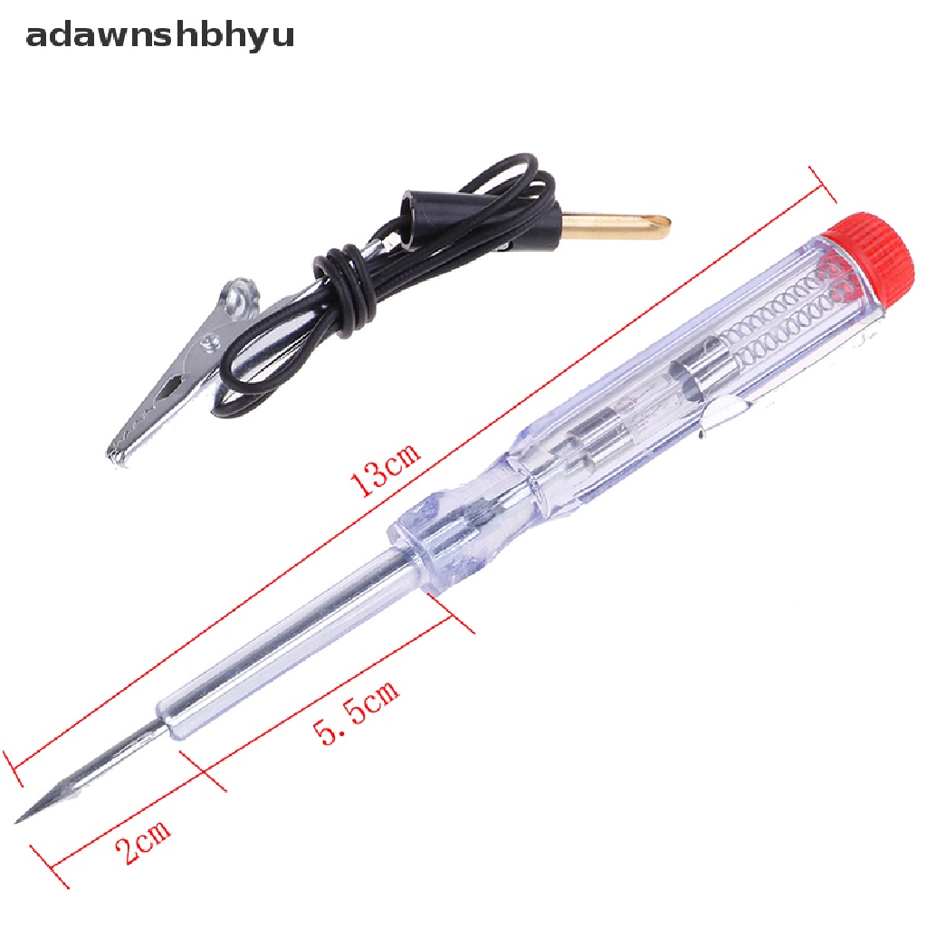 Adawnshbhyu Tester Sirkuit Tegangan Mobil Untuk 6V /24V DC System Probe Continuity Auto Test Light