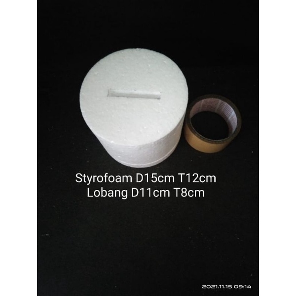 Dummy Cake Money Roll Diameter 15cm Tinggi pilih di varian