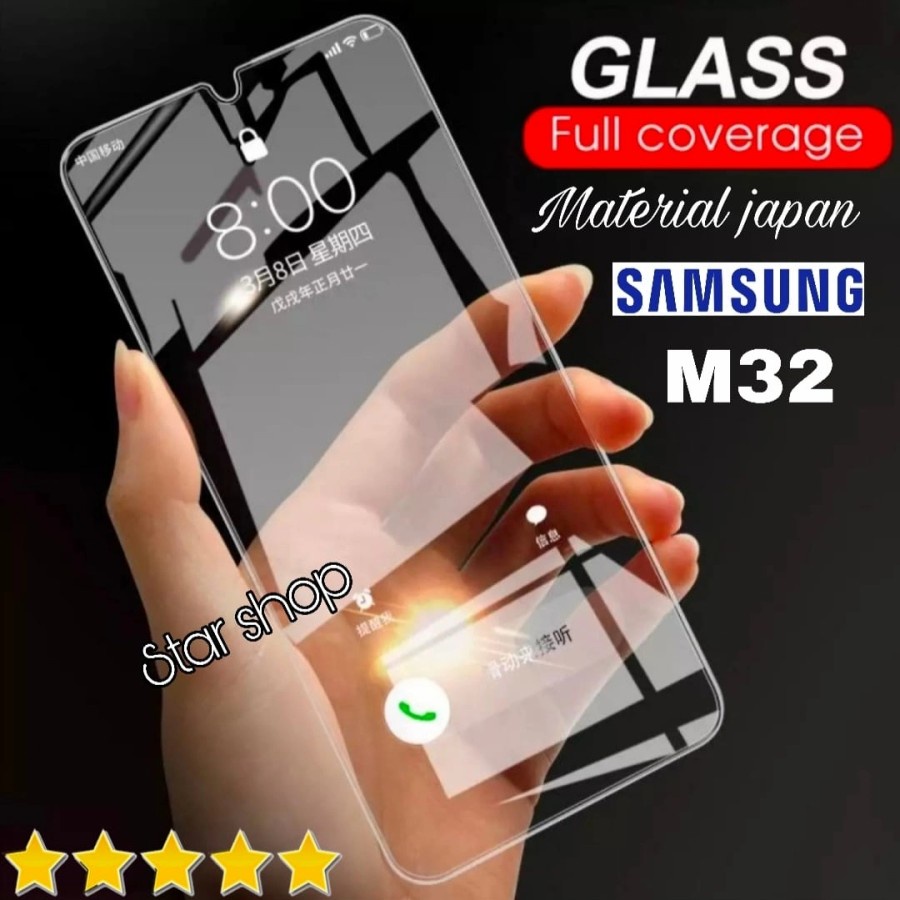 Tempered Glass Samsung M32 Screen Protector Anti Gores Kaca