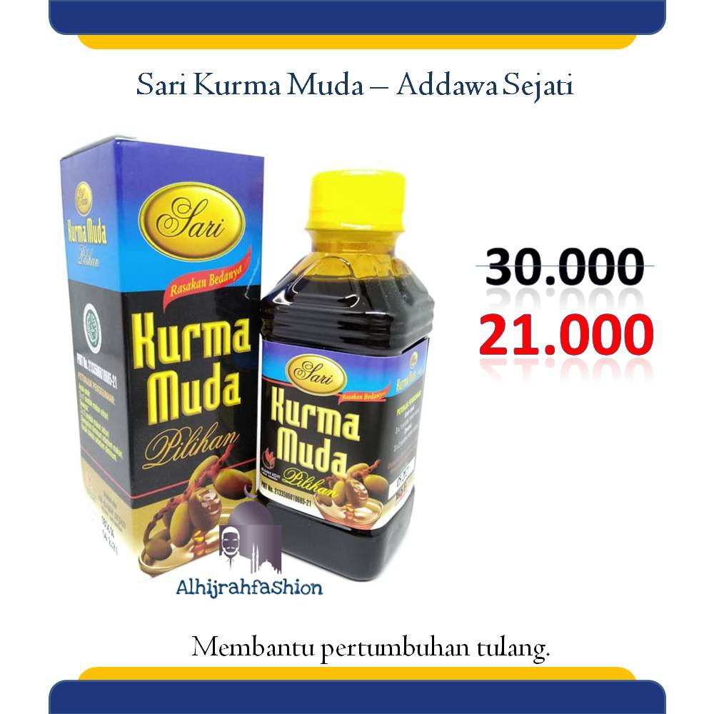 Sari Kurma Muda Herbal Trombosit Nutrisi Ibu Hamil Lengkap Addawa Sejati Indonesia