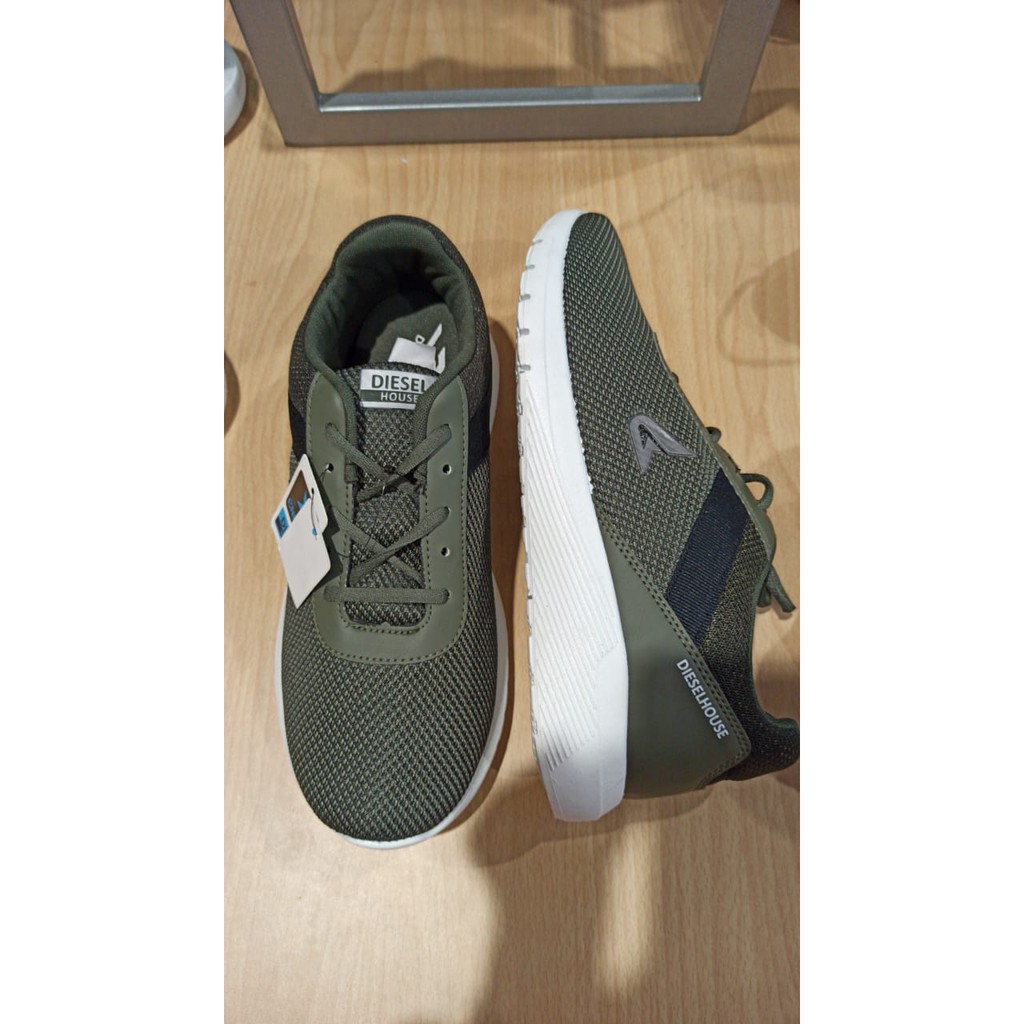 DIESEL HOUSE SEPATU PRIA / 08089468/ ENERGY HIJAU HITAM