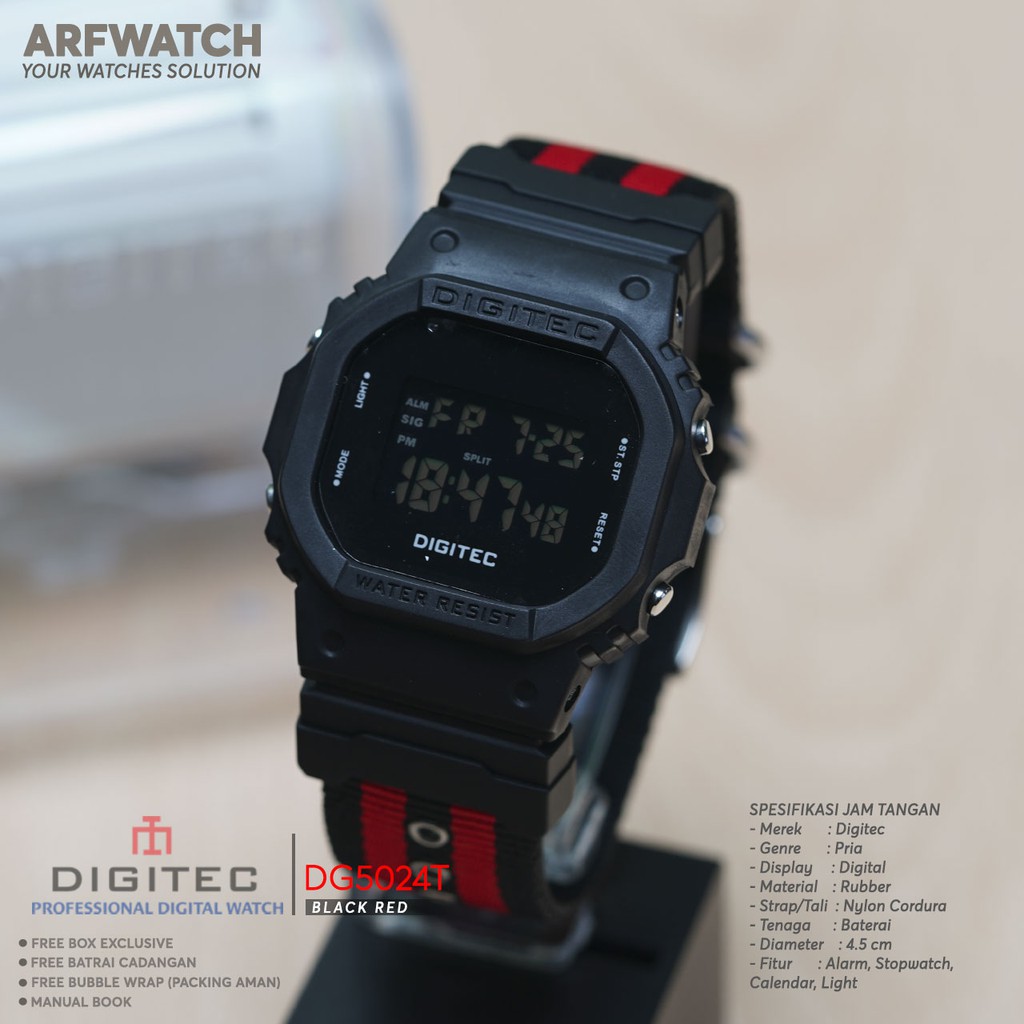 Jamtangan pria digital DIGITEC DG5024T