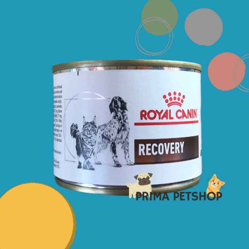 Royal canin recovery 195gr makanan khusus anjing dan kucing yang sakit / tahap penyembuhan