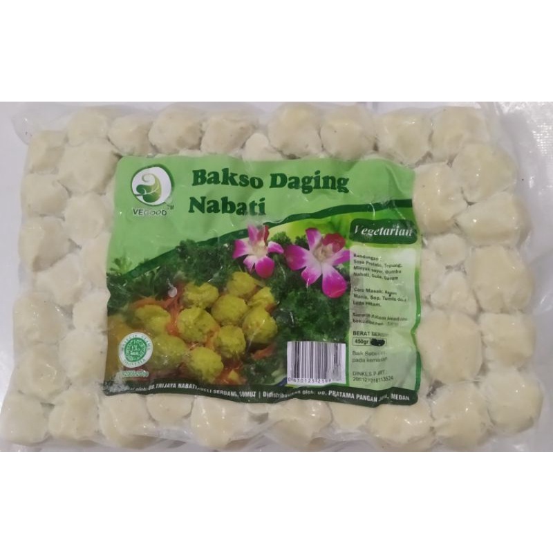 

bakso daging nabati vegetarian 450g / frozen food vegetarian