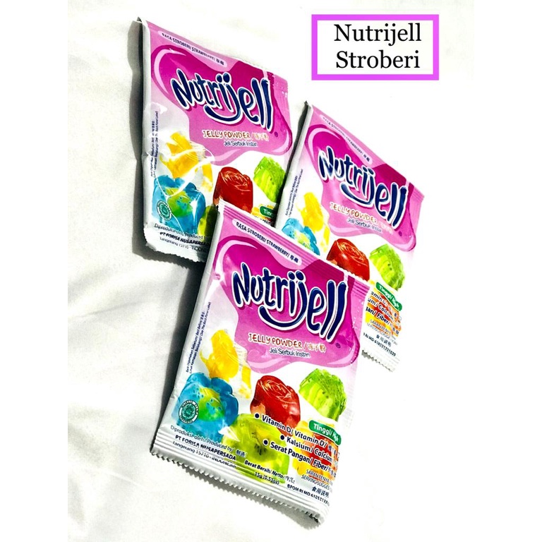 

NUTRIJELL STROBERI 15G/PCS