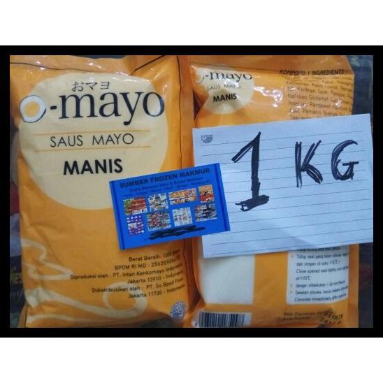

BERKUALITAS mayo mayonaise original sweet 1kg omayo. sumber frozen makmur