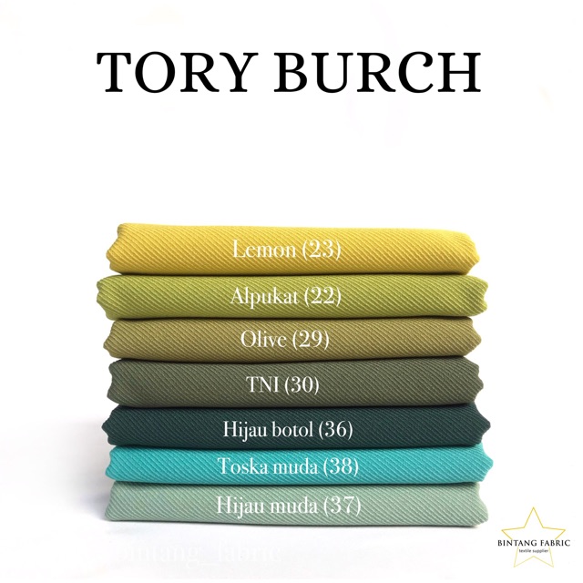 Bahan Kain Tory Burch 1 Meter Shopee Indonesia