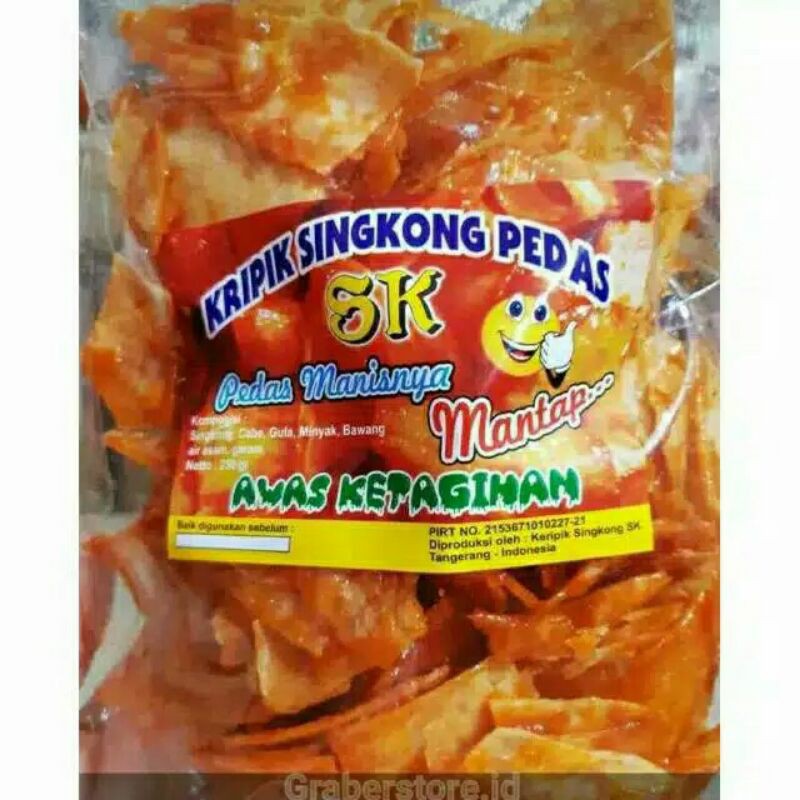 

Keripik Singkong Pedas SK