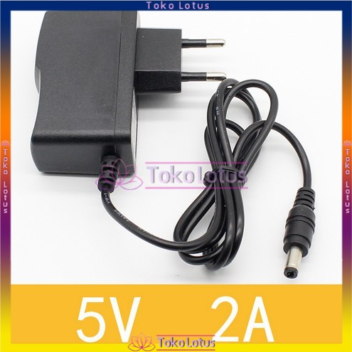 [Bisa Bayar Ditempat] Adaptor Konverter 5V 2A  5.5 x 2.1mm EU Plug