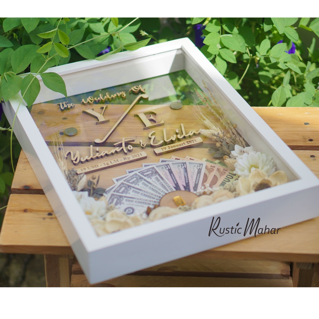 FIGURA MAHAR/ FRAME MAHAR / HIASAN MAHAR / MAHAR RUSRTIC TRANSPARAN