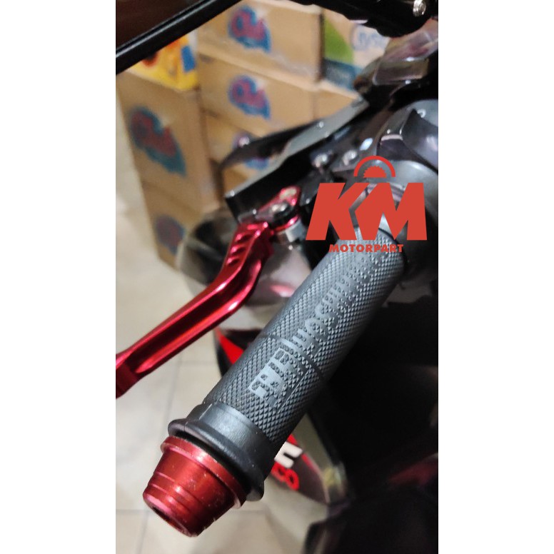 Handgrip Motor Yoshimura Variasi Hitam Polos