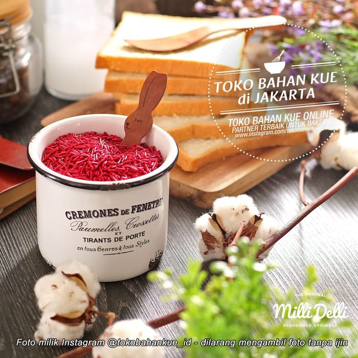 

Milli Delli Premium Meises RED VELVET Mesis Chocorice Sprinkle 100gr