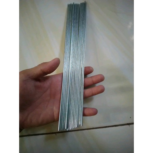 Spoke 12G x 28 308 mm Jari Jari Gerobak Becak Kerajinan Sepeda Ontel 28