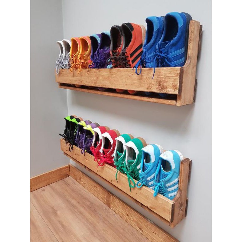 Rak Sepatu dinding minimalis Kayu Shabby Chic Rustic Rak Sepatu dinding minimalis Kayu Shabby Chic Rustic