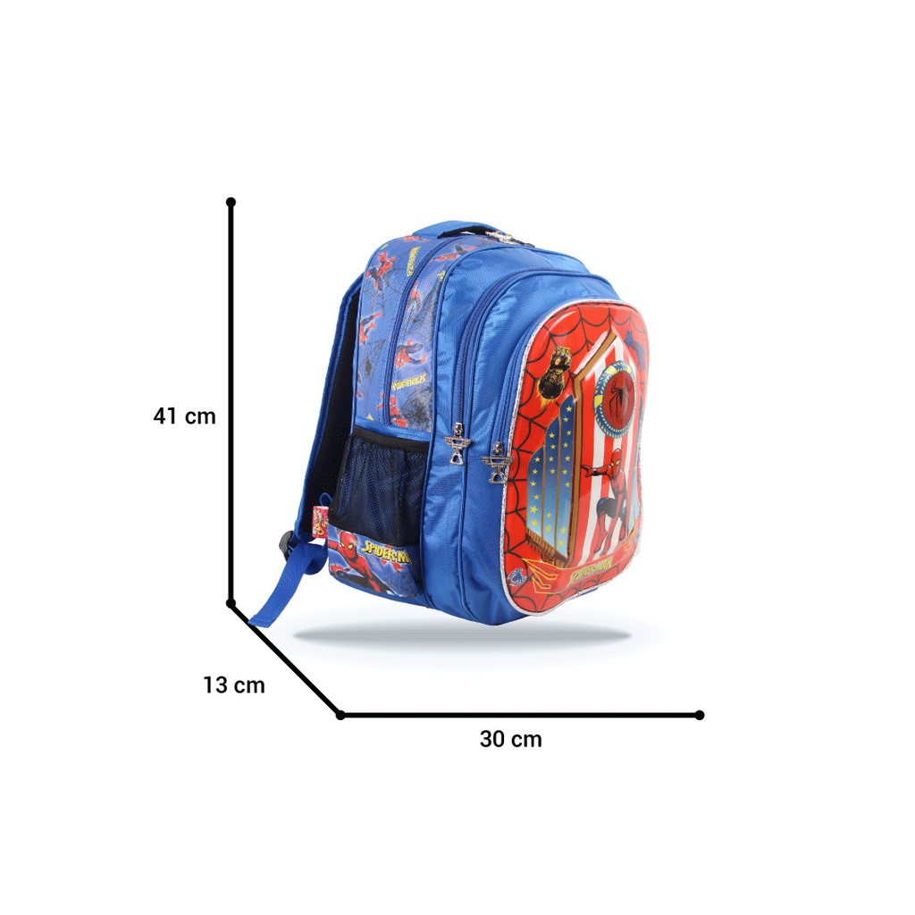 [KLIKTAS] Tas Ransel Sekolah Anak Cowok SD Premium Raven 214 Backpack Anak Laki Karakter Kartun Superhero