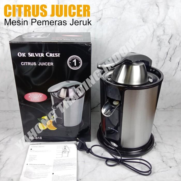 Juicerku Pemeras Jeruk Elektrik Otomatis Stainless Steel Sayona
