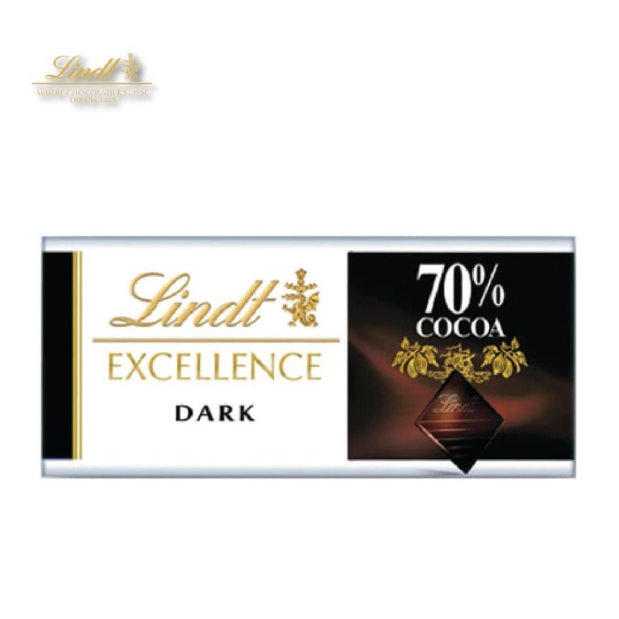 

504Omekho Lindt Excellence Dark Cocoa 70% 35Gr Jy60Jhh