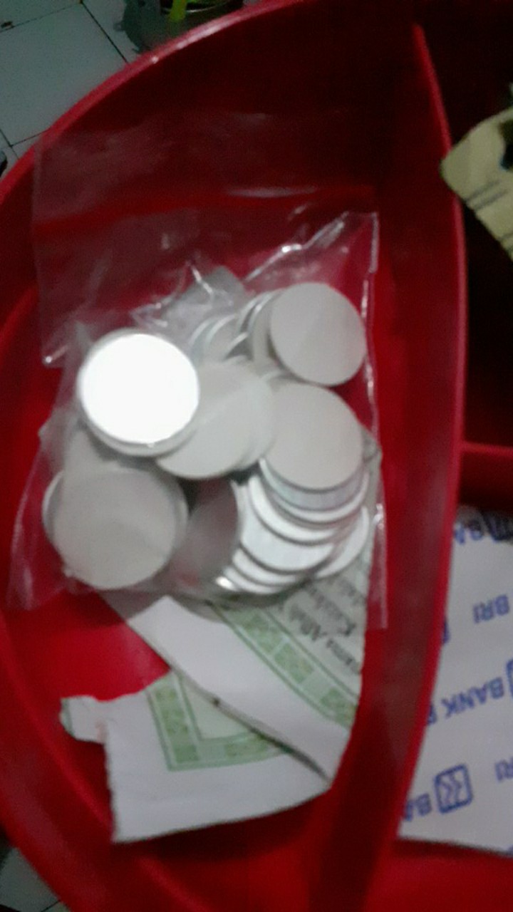 Aluminium Foil Seal Botol Pet Diameter 20 Mm 2 Cm