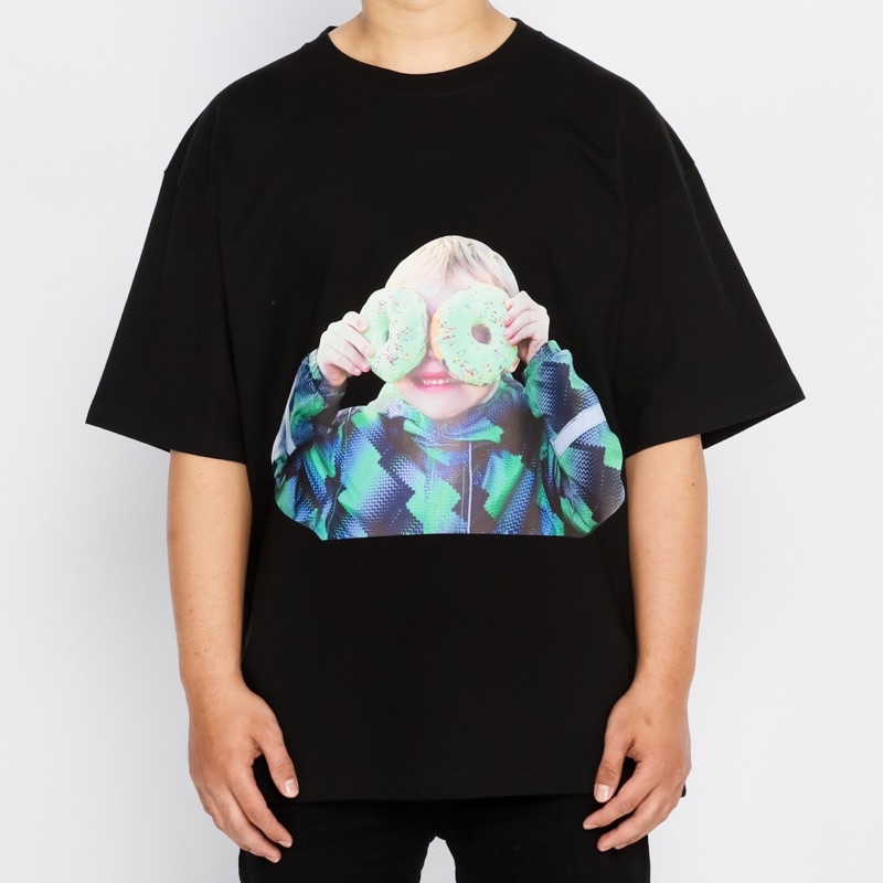 ADLV. Mint Donut Black Tee