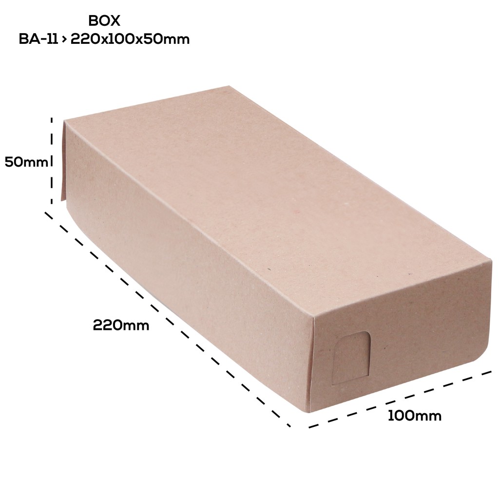 Box Brownies 22x10 Dus Brownies 22x10 (B11K3-Non Laminasi)