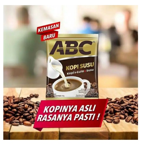 KOPI ABC SUSU / 1 RENCENG ISI 10 PCS