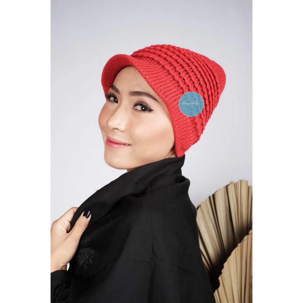 ciput rajut nenek atau ibu ibu nanas topi