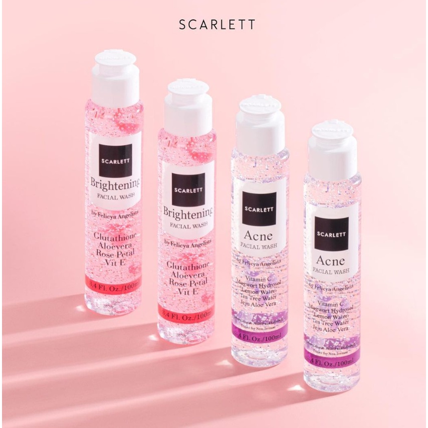 ✨LACIKOSME✨ SCARLETT WHITENING FACIAL WASH - SABUN WAJAH SCARLETT