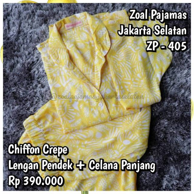[NEW] ZOAL PAJAMAS by Nikita Mirzani - BRIGHT YELLOW (ZoalPajamas by NikitaMirzani)