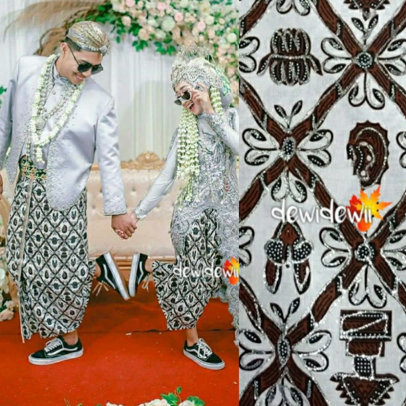 [Sepasang] Jarik Pengantin Prodo - Motif Lengkap || Lembaran