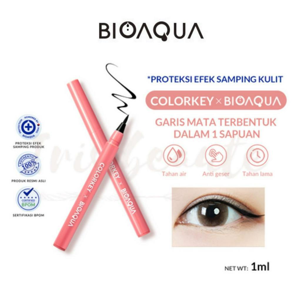 BIOAQUA x COLORKEY  Intense Pen Liner Waterproof Eyeliner/ Black Eyeliner