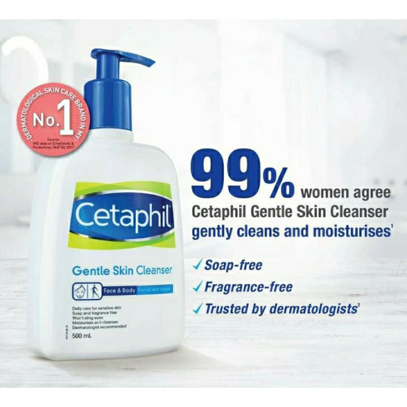 Ready! Cetaphil Gentle Skin Cleanser 500ml