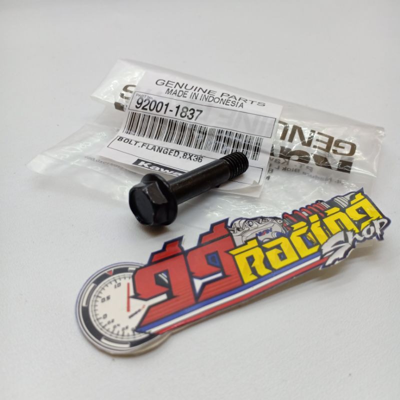 Baut braket dudukan kaliper depan ninja 150 R RR SS 92001-1837 original
