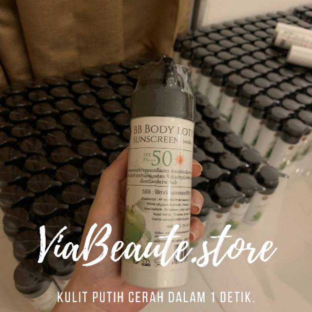 Whitening body lotion spf 50+++