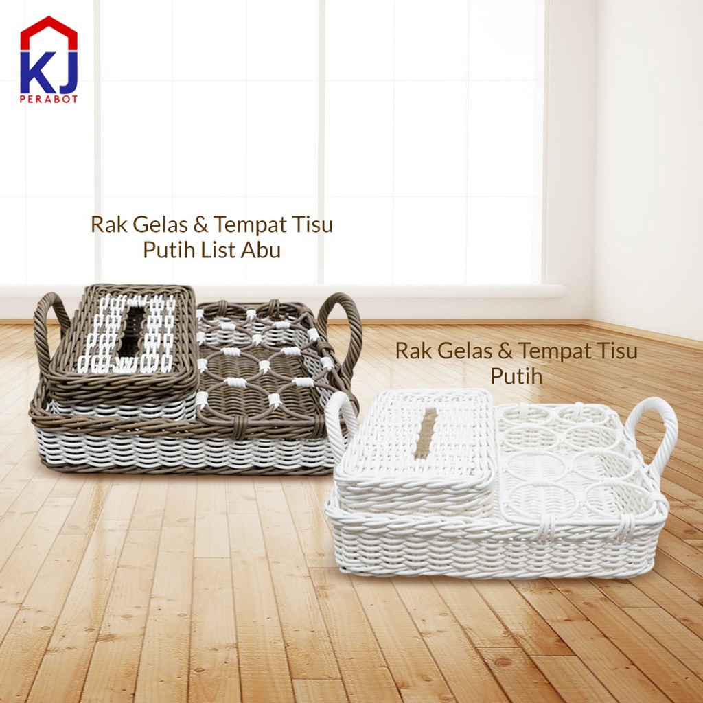 RAK GELAS DAN TEMPAT TISSU Shopee Indonesia RAK GELAS DAN TEMPAT TISSU Shopee Indonesia