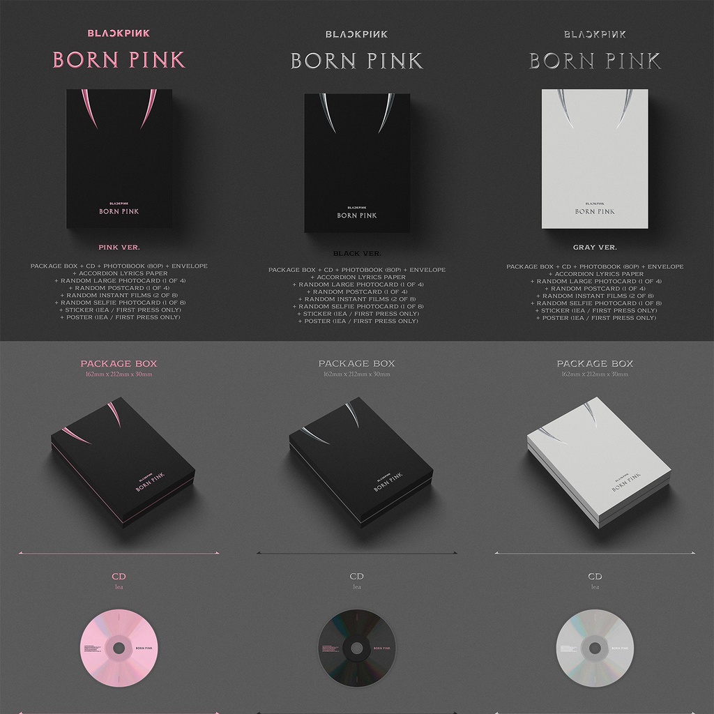 BLACKPINK - 2nd Full Album BORN PINK (BOX SET ver.) online POB