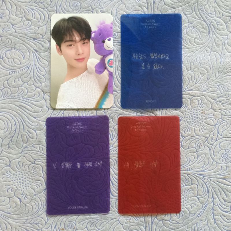 Official Photocard Eunwoo Sanha Rocky Astro All Yours